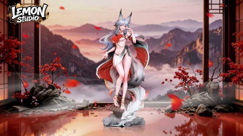 【Pre-order】Lemon Studio 1/6 & 1/4 Scale White-Furred Fox Lady – Xinyue Hu Resin Statue