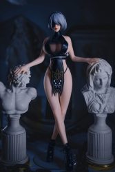 【In Stock】Lingyun Studio 1/3 Scale 2B Statue