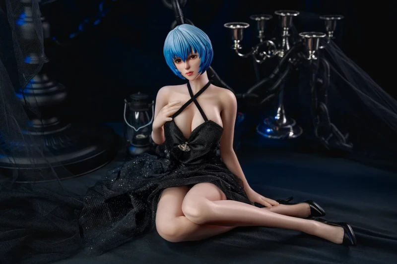 【In Stock】Lingyun Studio 1/3 Scale Rei Ayanami Silicone Doll Statue