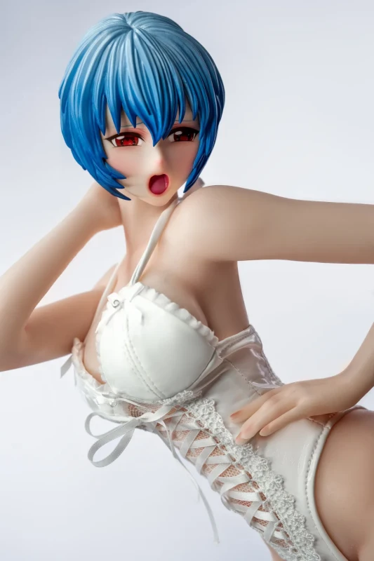 【In Stock】Lingyun Studio 1/3 Scale Rei Ayanami Silicone Doll Statue