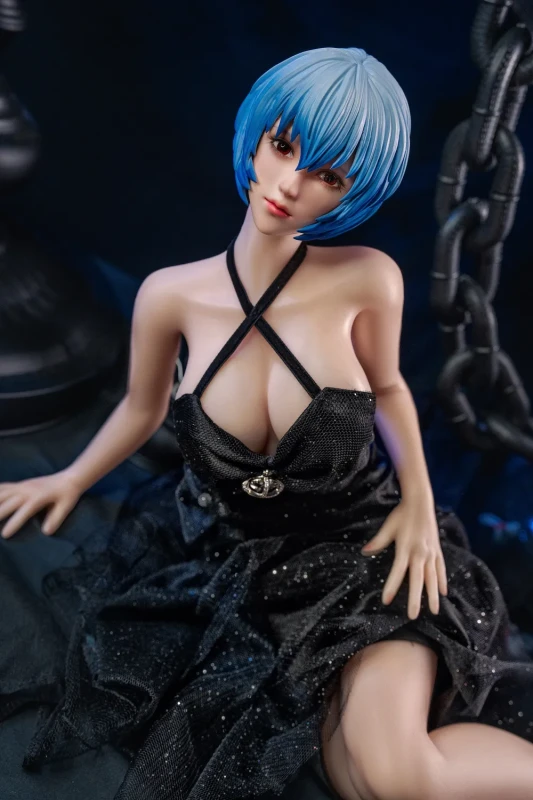 【In Stock】Lingyun Studio 1/3 Scale Rei Ayanami Silicone Doll Statue