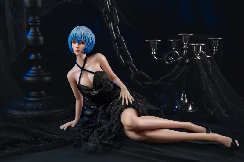 【In Stock】Lingyun Studio 1/3 Scale Rei Ayanami Silicone Doll Statue
