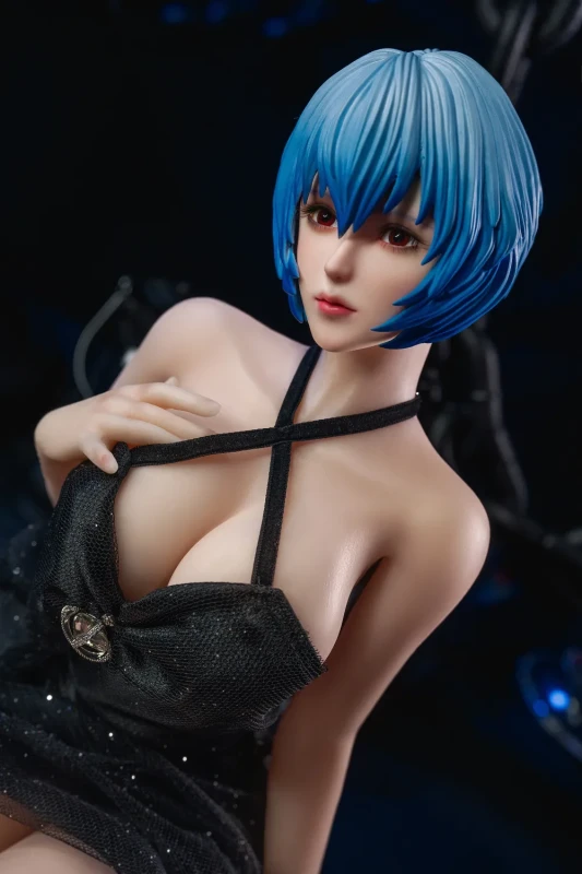 【In Stock】Lingyun Studio 1/3 Scale Rei Ayanami Silicone Doll Statue
