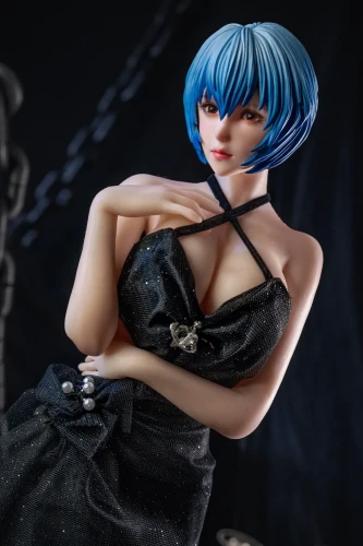 【In Stock】Lingyun Studio 1/3 Scale Rei Ayanami Silicone Doll Statue