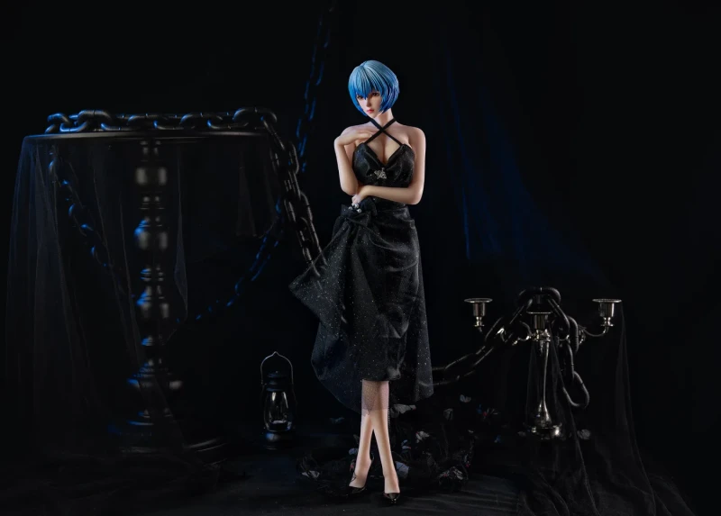 【In Stock】Lingyun Studio 1/3 Scale Rei Ayanami Silicone Doll Statue