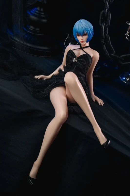 【In Stock】Lingyun Studio 1/3 Scale Rei Ayanami Silicone Doll Statue