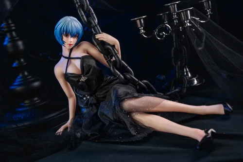 【In Stock】Lingyun Studio 1/3 Scale Rei Ayanami Silicone Doll Statue
