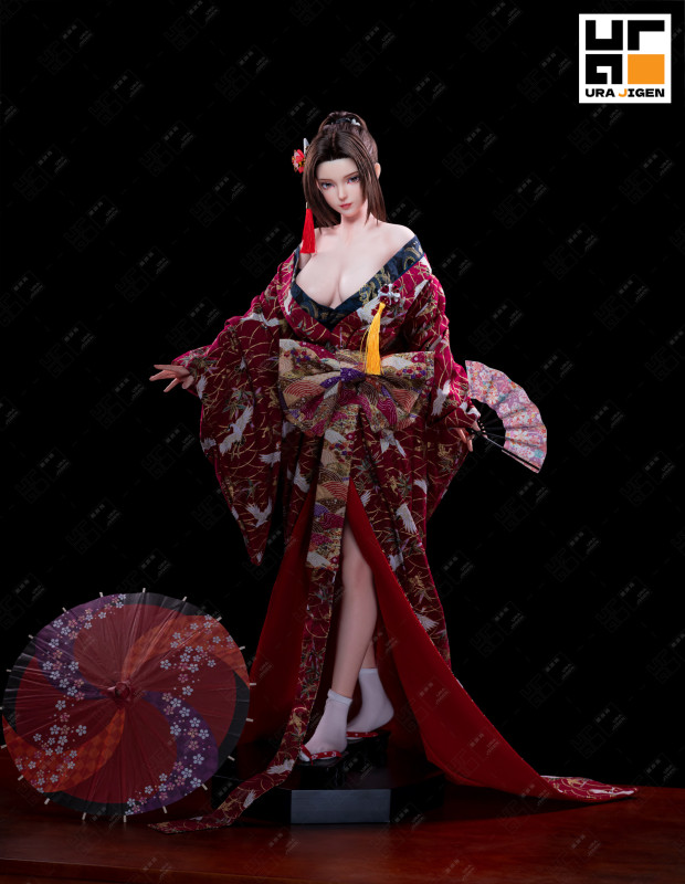 【Pre-order】Li Ciyuan Studio 1/3 Scale BBHO-01 Kimono Girl Silicone Doll Resin Statue