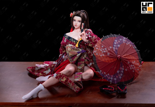 【Pre-order】Li Ciyuan Studio 1/3 Scale BBHO-01 Kimono Girl Silicone Doll Resin Statue