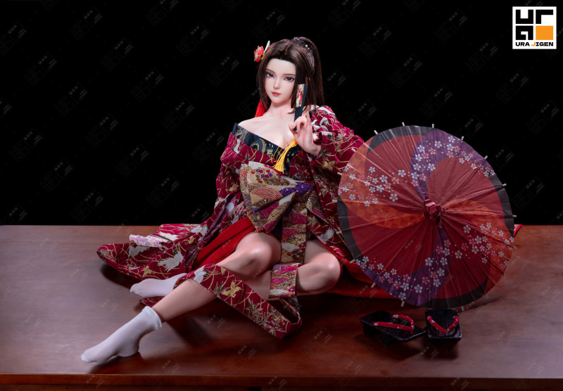 【Pre-order】Li Ciyuan Studio 1/3 Scale BBHO-01 Kimono Girl Silicone Doll Resin Statue