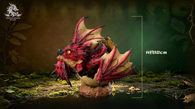 【Pre-order】Dragon Realm Studio Newborn Egg Series Rathalos X Rathian Family Set Resin Statue