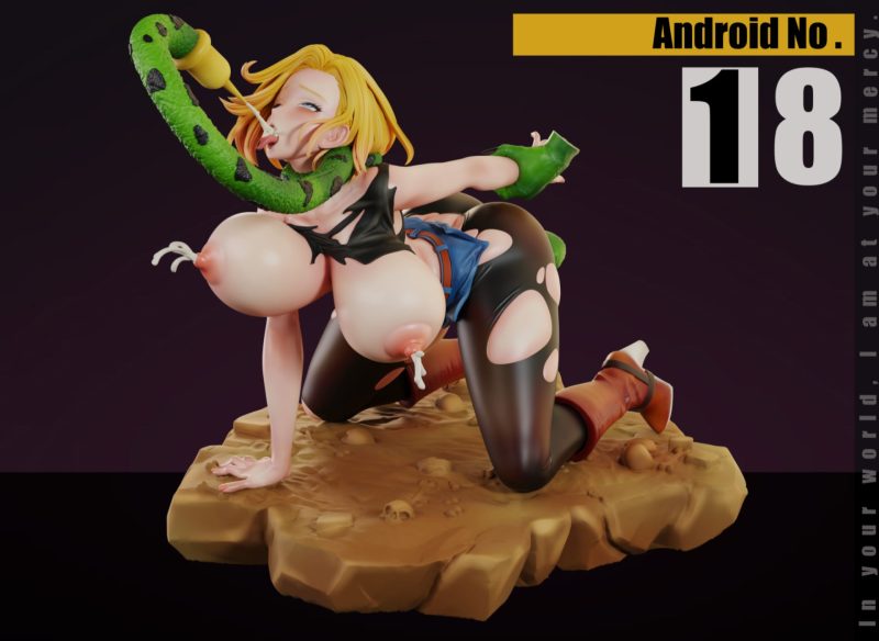 【Pre-order】Murloc Studio 1/6 Scale Defeated Android 18 Resin Statue
