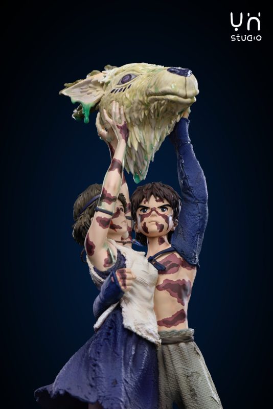 【Pre-order】YH Studio Princess Mononoke San and Ashitaka Resin Statue