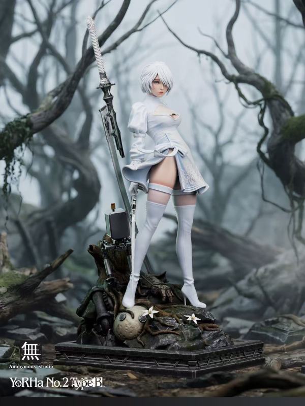 【Pre-order】Anonymous Studio 1/4 Scale & 1/6 Scale NieR Automata 2B Resin Statue