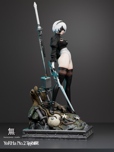 【Pre-order】Anonymous Studio 1/4 Scale & 1/6 Scale NieR Automata 2B Resin Statue