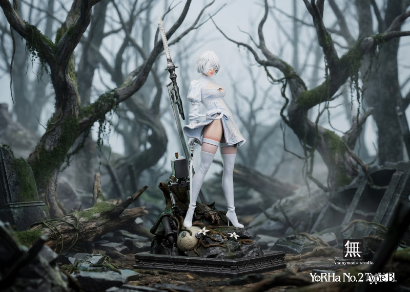 【Pre-order】Anonymous Studio 1/4 Scale & 1/6 Scale NieR Automata 2B Resin Statue