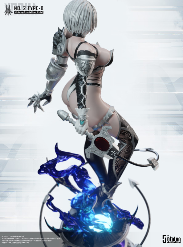 【Pre-order】Dtalon Studio 1/4 Scale Singularity Quadrant Series – YoRHa No.2 Type B Alchemy-Specialized Equipment Resin Statue