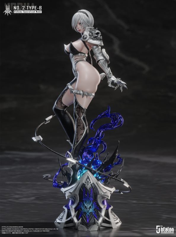 【Pre-order】Dtalon Studio 1/4 Scale Singularity Quadrant Series – YoRHa No.2 Type B Alchemy-Specialized Equipment Resin Statue