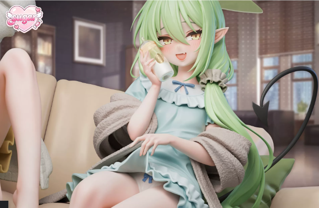 【Pre-order】Tangxin Studio 1/6 Scale Pajama-Clad Hikari & Nozomi Resin Statue