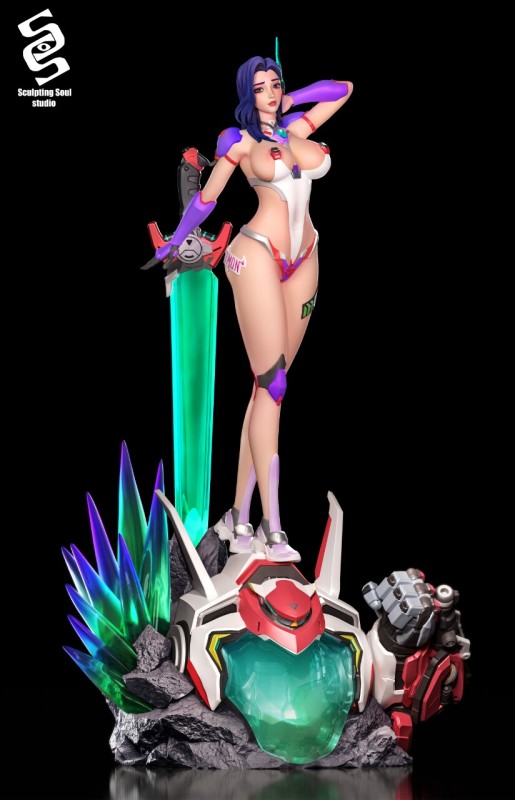 【Pre-order】Sculpting Soul studio 1/4 Scale D.Mon Yuna Lee  Resin Statue