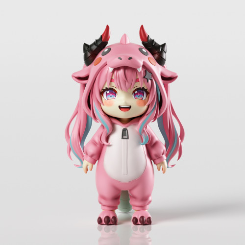 【In Stock】AGC Studio Q version pajamas Yvonne Resin Statue