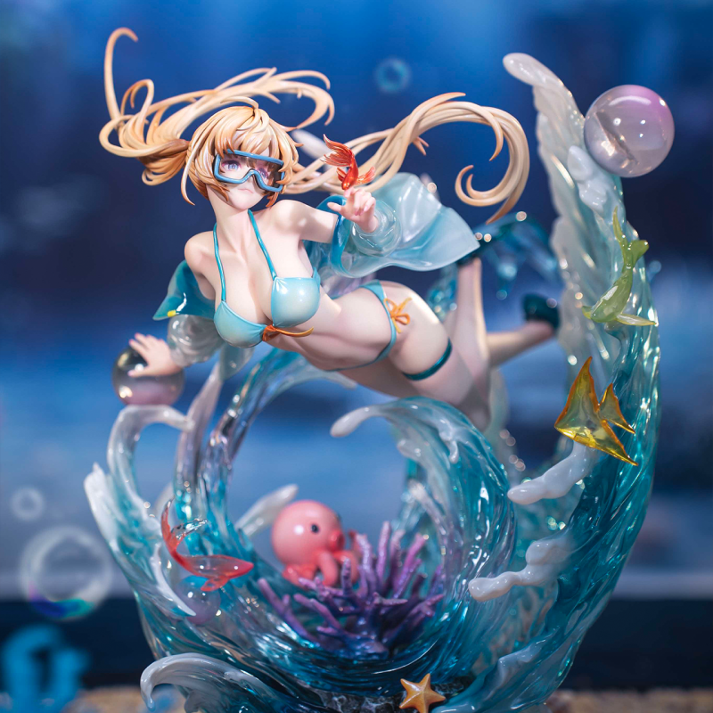 【In Stock】Flying Club Changmo Play Workshop Studio 1/6 Scale Blue Sea Floating Dream - Lan tide Resin Statue