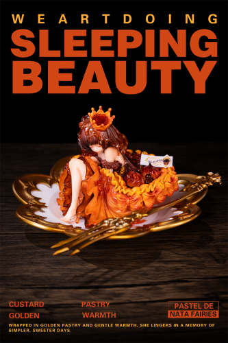 【Pre-order】WeArtDoing Studio Sleeping Beauty-Pastel de Nata Fairies Resin Statue