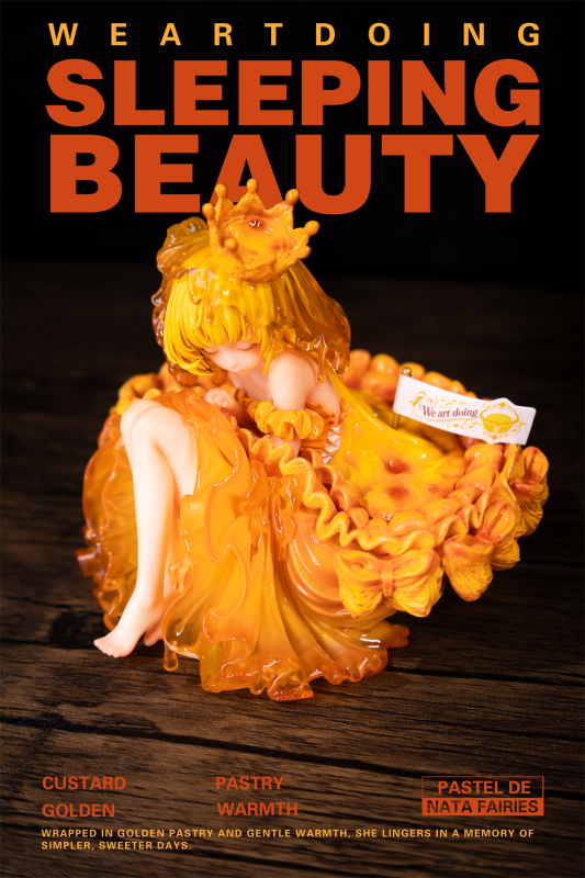 【Pre-order】WeArtDoing Studio Sleeping Beauty-Pastel de Nata Fairies Resin Statue