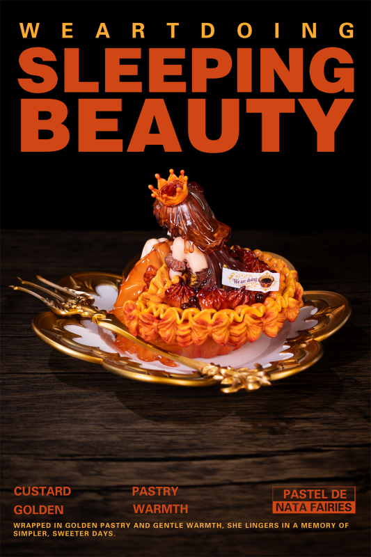 【Pre-order】WeArtDoing Studio Sleeping Beauty-Pastel de Nata Fairies Resin Statue