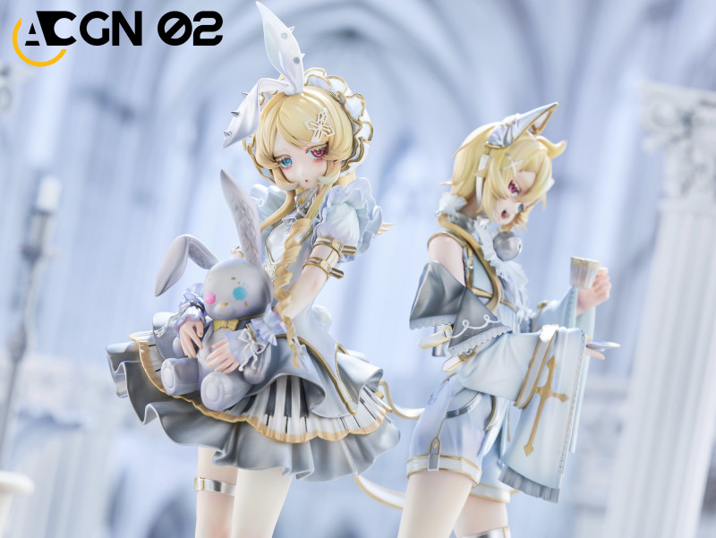 【Pre-order】ACGN 02 STUDIO 1/7 Scale Familiar Twins  Kagamine Len & Kagamine Rin (White, Blue, Pink) Resin Statue