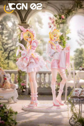 【Pre-order】ACGN 02 STUDIO 1/7 Scale Familiar Twins  Kagamine Len & Kagamine Rin (White, Blue, Pink) Resin Statue
