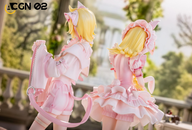 【Pre-order】ACGN 02 STUDIO 1/7 Scale Familiar Twins  Kagamine Len & Kagamine Rin (White, Blue, Pink) Resin Statue