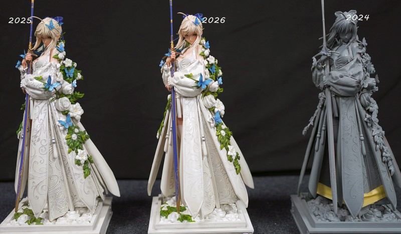 【Pre-order】Venus Studio 1/4 Scale Wedding Gown of Destiny Pure White Wedding  – Lily Resin Statue