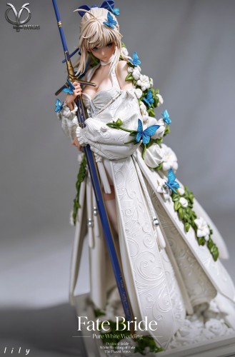 【Pre-order】Venus Studio 1/4 Scale Wedding Gown of Destiny Pure White Wedding  – Lily Resin Statue