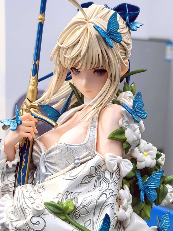 【Pre-order】Venus Studio 1/4 Scale Wedding Gown of Destiny Pure White Wedding  – Lily Resin Statue