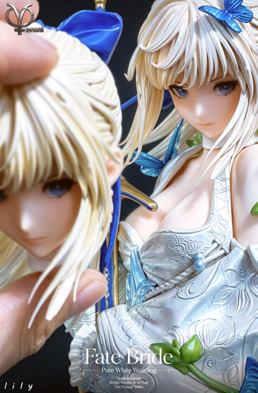 【Pre-order】Venus Studio 1/4 Scale Wedding Gown of Destiny Pure White Wedding  – Lily Resin Statue