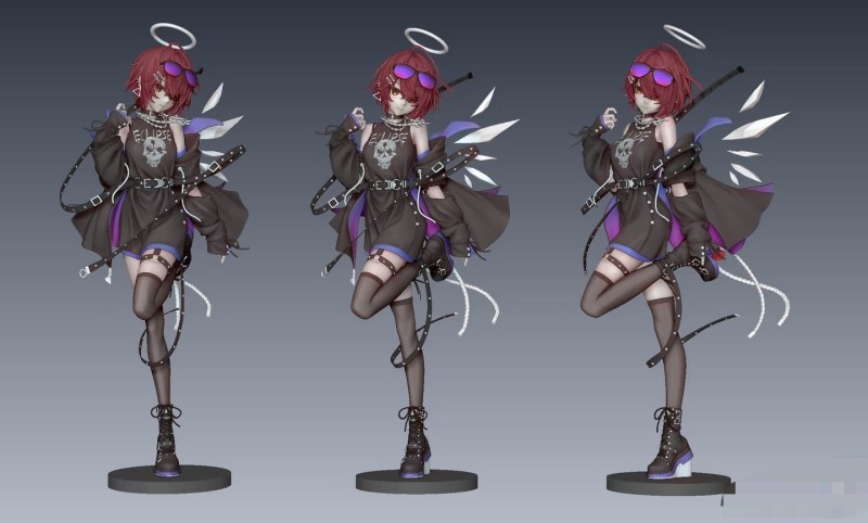 【Pre-order】YJ Studio 1/6 Scale Yabi Exusiai Resin Statue