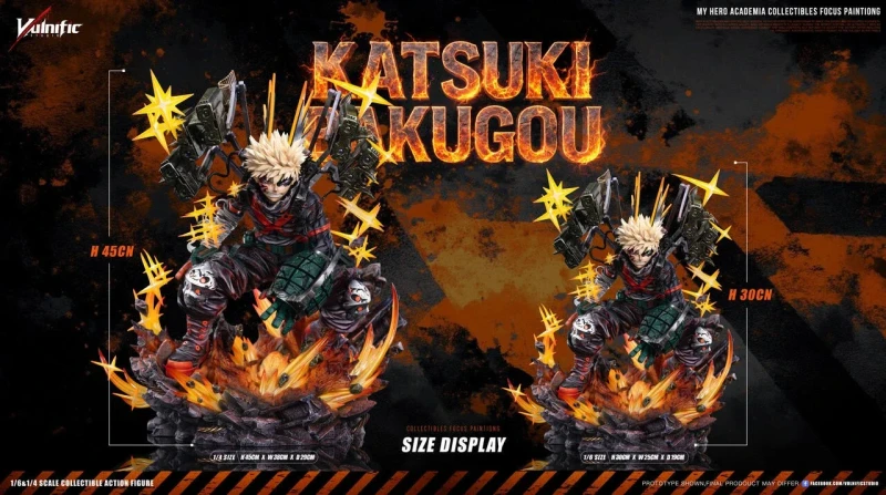 【Pre-order】Vulnific Studio 1/6 & 1/4 Scale MHA Katsuki Bakugo Resin Statue