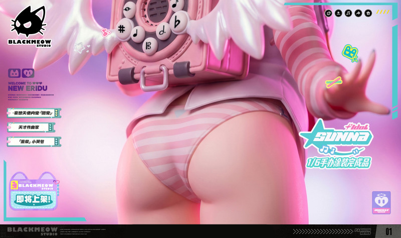 【Pre-order】BlackMeow Studio 1/6 Scale Chinatsu-chan Resin Statue