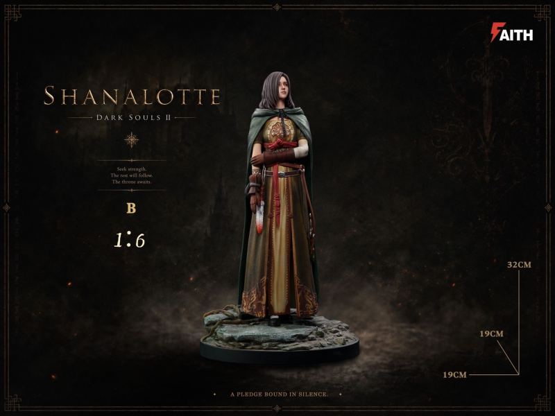 【Pre-order】Faith Studio 1/6 Scale Green-Robed Maiden – Shanalotte Resin Statue