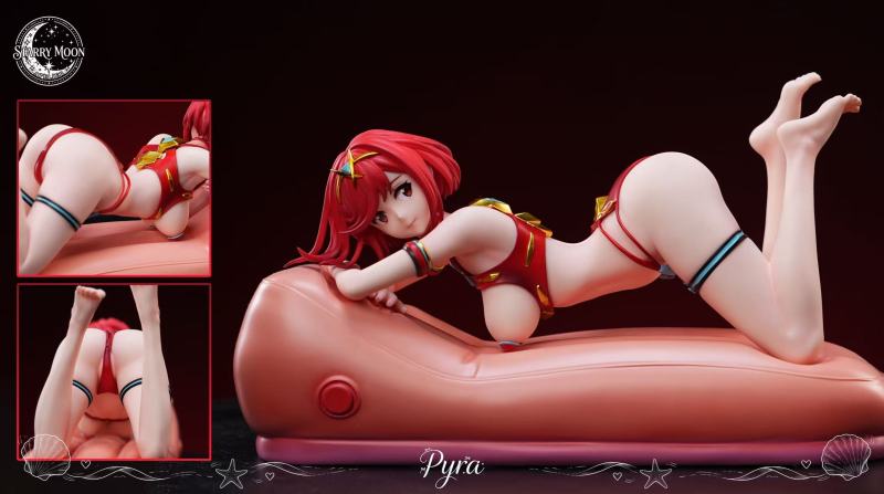 【Pre-order】STARRY MOON Studio 1/6 Scale Pool Party – Mythra & Pyra (Xenoblade Chronicles) Resin Statue