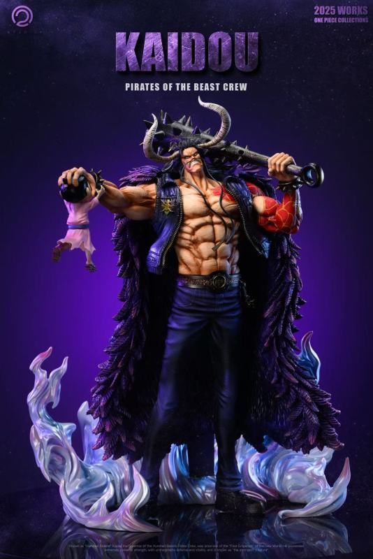 【Pre-order】C2-Studio Kaido (in leather coat) – Wano Country Arc Resin Statue