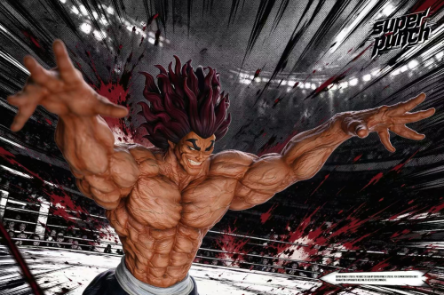 【Pre-order】SuperPunch Studio 1/6 Scale Yujiro Hanma Statue Resin
